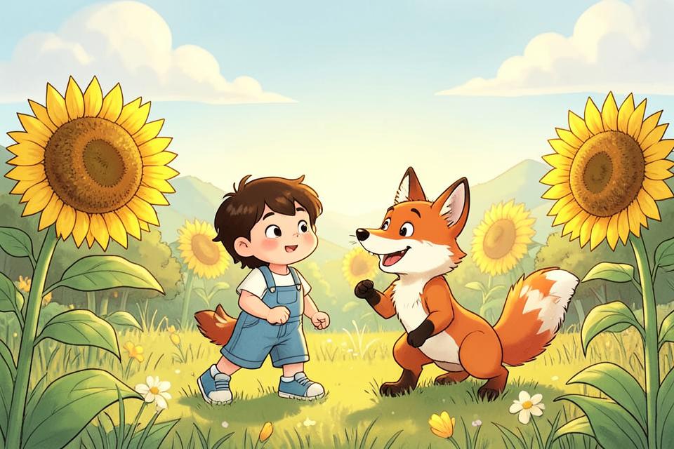 Scene from the cartoon The Fox Who Told the Truth